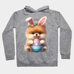 Easter Pomeranian Dog Hoodie